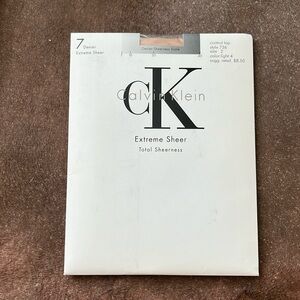 Calvin Klein Extreme Sheer Control Top Tights Pantyhose
